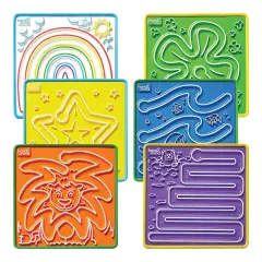 Kaplan Early Learning Company Mindful Mazes - 6 Double-Sided Boards