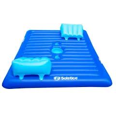 Pool Central Inflatable Blue Dual Swimming Pool Lounger - 78"