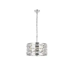 Kennedy 16.5 inch pendant in chrome