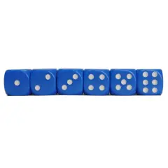 WE Games Opaque Dice - Set of 6