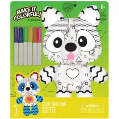 Colorbok Make It Colorful! Color Your Own Plush-Softie Dog