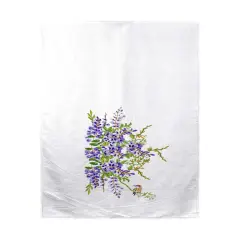 Betsy Drake Wisteria & Bird Beach Towel Multicolor