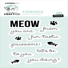 Studio Light Clear Stamp Set-Nr. 562, Meow Friendz