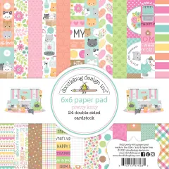 Doodlebug Double-Sided Paper Pad 6"X6" 24/Pkg-Pretty Kitty