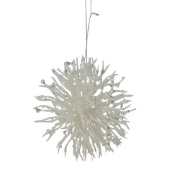 Northlight Starburst Hanging Christmas Ornament - 4.5" - White
