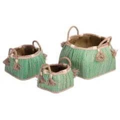 Kaplan Early Learning Company Sense of Place Woven Baskets - Set of 3