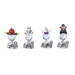 Light-Up LED Halloween Mini Figures Decor A/4