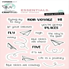 Studio Light Essentials Clear Stamps-NR. 582, Going Places
