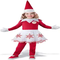 Elf On The Shelf Girl Elf Toddler Costume