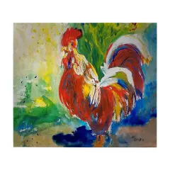 Betsy Drake Red Rooster 30 X 50 Inch Comfort Floor Mat