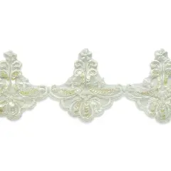 Vintage Lady Dipper Bridal Lace Trim Ivory