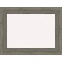 Fencepost Wood Framed Corkboard, White Cork Grey