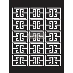 Redesign With Prima Decor Stencils - Something Geometric - 1 pc, sheet size 9"x12" 655350656645
