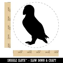 Puffin Bird Solid Rubber Stamp for Stamping Crafting Planners