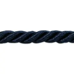 10 yards of Charlotte 3/16" Twisted Cord Trim | 10 yard cut Navy Blue