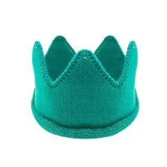 Wrapables Baby Boy & Girl Birthday Party Knitted Crown Headband Beanie Cap Hat Teal