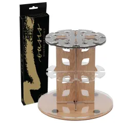 New York Central Oasis Synthetic Brush - Assorted Set of 8 - Handmade in Germany, Professional Watercolor Brushes with Ergonomic Handle, Soft, Absorbent Bristles for Artists