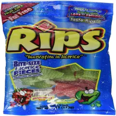 Assorted Licorice Pieces, 4 Ounce Bags (Case of 12)