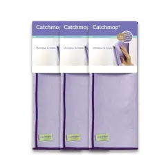 Window & Glass Cloth, Double-sided, Residue-free, Easy to clean (3sets)