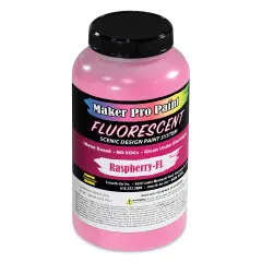 Smooth-On Maker Pro Acrylic-Urethane Paint - Fluorescent Raspberry, 16 oz