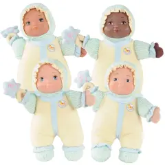 Kaplan Early Learning Company My 1st Baby Doll 12" Soft Body Doll - Set of 4
