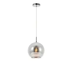 Reflection Collection Pendant D9.5in H9.5in Lt:1 Chrome finish