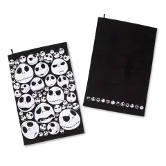 Disney The Nightmare Before Christmas Jack Skellington Faces Kitchen Towel Set