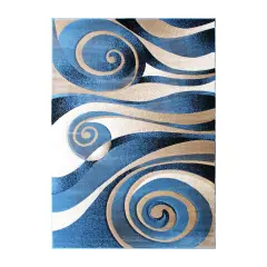 Masada Rugs Modern Sculpted Area Rug - Design Sculpture 258