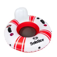 Swim Central Inflatable Swimming Pool Inner Tube Float - 46" - Red and White