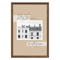 MCS Classic Edge Frame - 24" x 36" Walnut