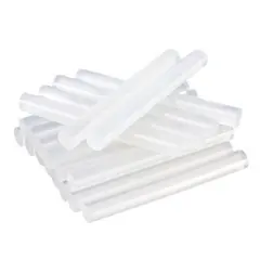 Darice 20-Piece White Dual Temperature Formulated Glue Sticks - 4" x 7/16"