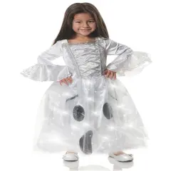 Girl's Light Up Bootiful Ghost Costume