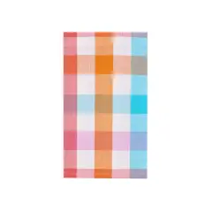 Spring Pastel Cabana Plaid Gingham Check Cotton Kitchen Dishtowel