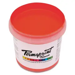 Permaprint Premium Screen Ink - Glow Orange, 1 L