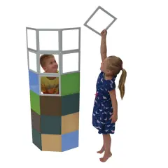 Panelcraft Earth Solids Magnetic Building Set - Set of 19