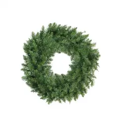 Northlight Buffalo Fir Artificial Christmas Wreath - 24" - Unlit Green