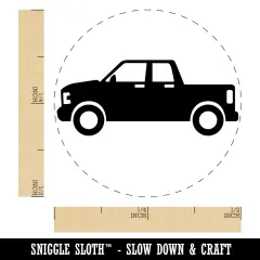Pickup Truck Automobile Car Vehicle Self-Inking Rubber Stamp for Stamping Crafting Planners Fuchsia