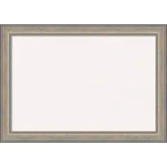 Fleur Silver Wood Framed Corkboard, White Cork