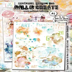 AALL And Create A5 Rub-Ons-Explosive Bombosive