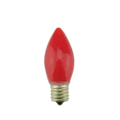 Sienna Opaque C9 LED Christmas Replacement Bulbs - Red - Pack of 4
