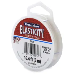 Beadalon Elasticity 1mmX5m-Clear