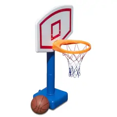 Swim Central 24" White and Blue Water Sports Jammin Basketball Poolside Swimming Pool Game