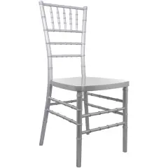 Emma and Oliver Resin Chiavari Chair Silver