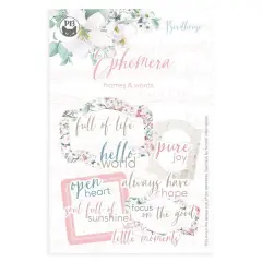 Birdhouse Ephemera Cardstock Die-Cuts 12/Pkg-#37 Frames & Words