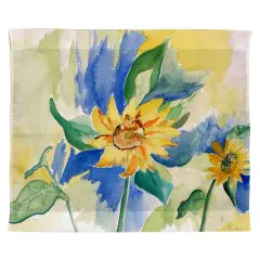 Betsy Drake Sunflowers Outdoor Wall Hanging 24x30