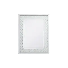 Sparkle collection crystal mirror 28 x 36 inch