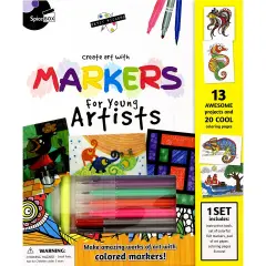SpiceBox Petit Picasso Markers for Young Artists Kit-Assorted Colors
