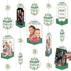 Big Dot of Happiness Family Tree Reunion - Family Gathering Party Vertical Photo Garland 35 Pieces