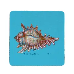 Betsy Drake Conch Neoprene Coaster Set of 4