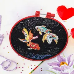 Cross-stitch kit In gentle waves